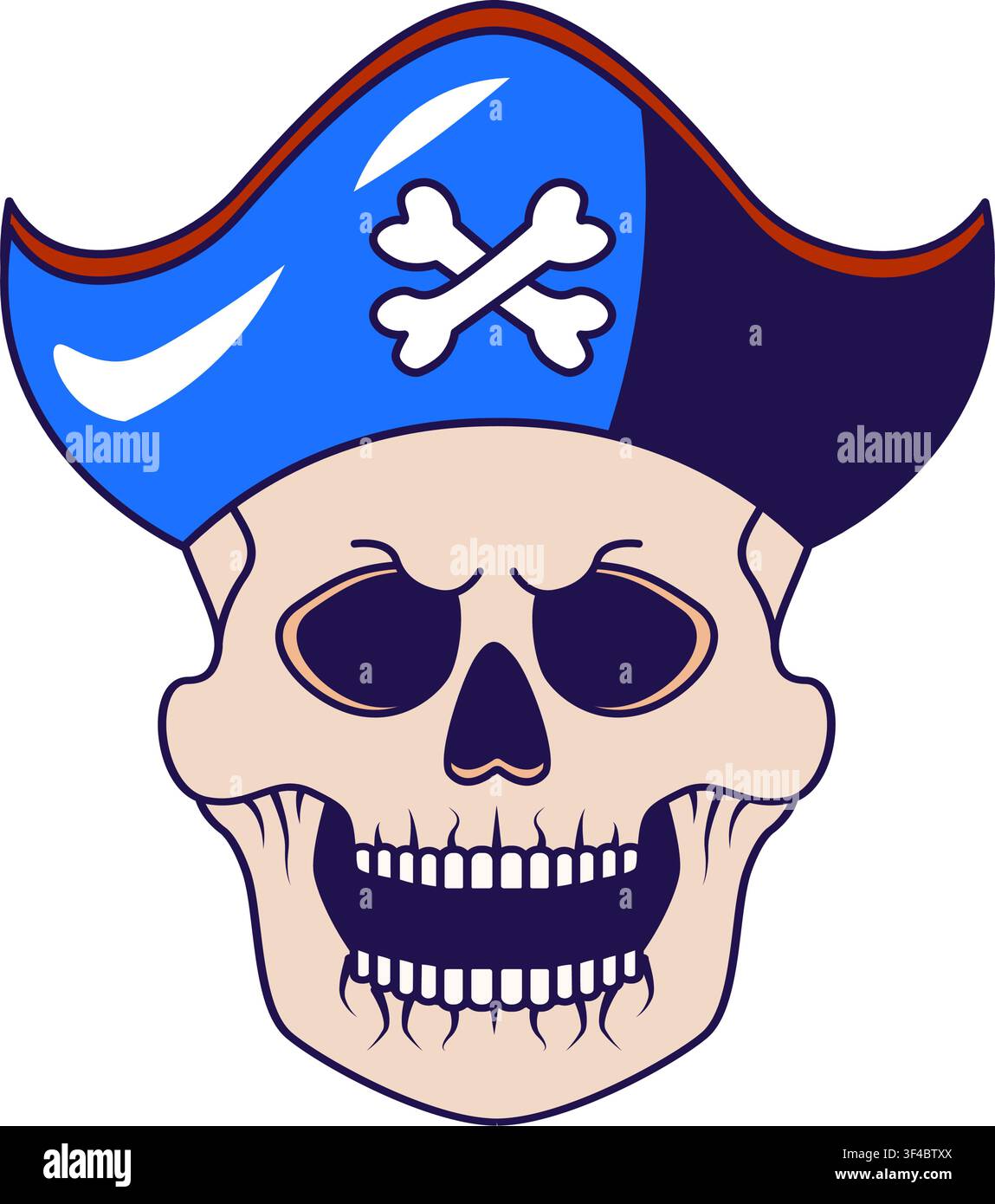 Laughing skeleton Stock Vector Images - Alamy