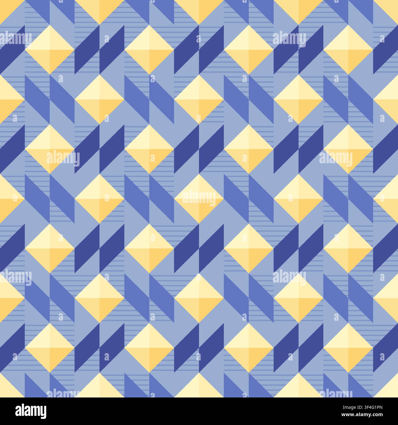 Bright bold vibrant abstract geometric quilt seamless vector pattern, color block technology, geometric colorful patchwork background. Stock Vector