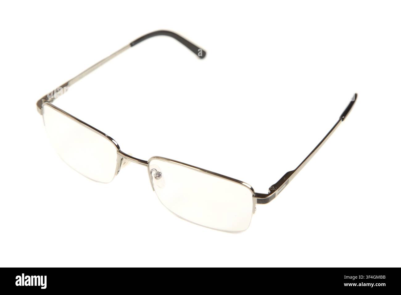 Glasses isolated on white background Stock Photo