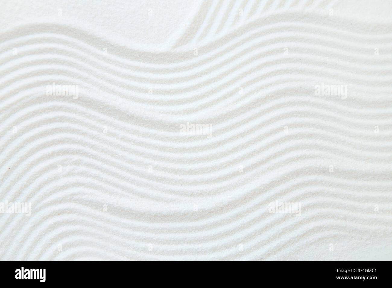 White sand pattern close up Stock Photo