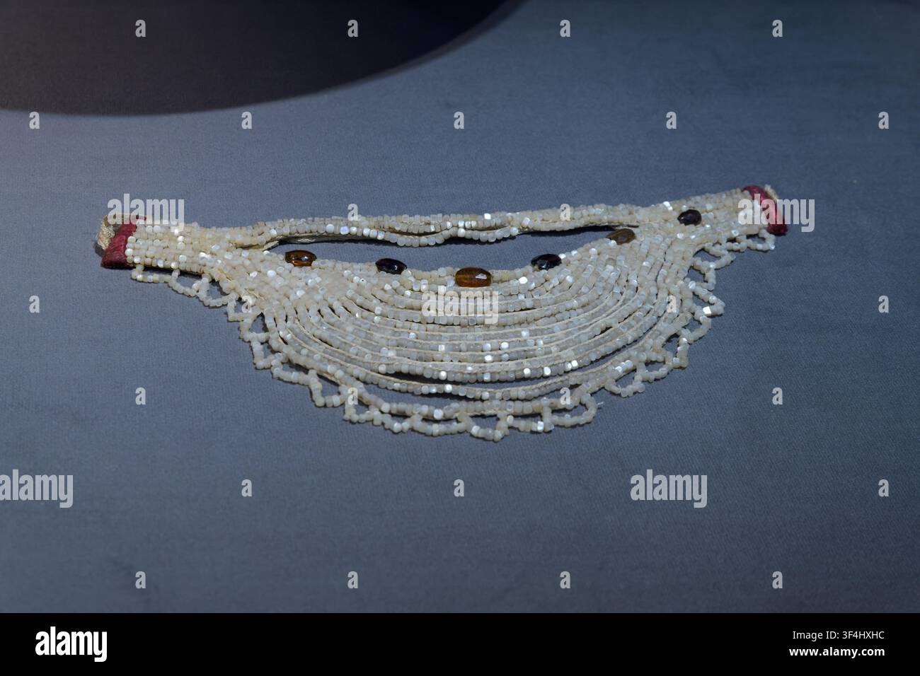 Russian Folk Headdress Accessory Podniz, Shabelsky Collection Stock Photo
