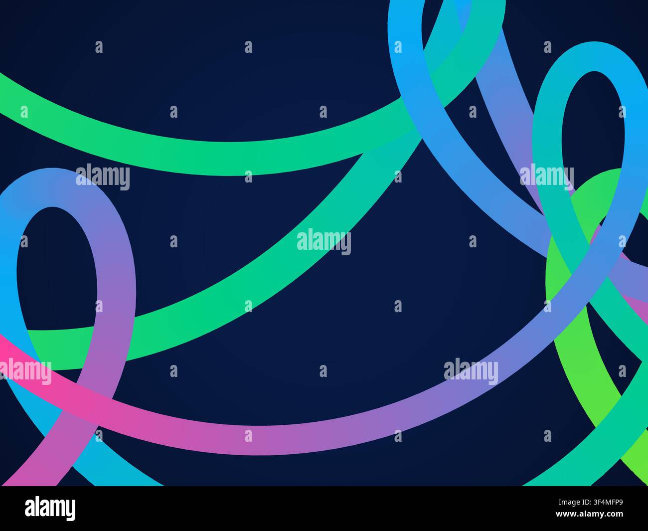 Bright Gradient Zigzag Bands vector background with minimal abstract composition for microstock and commercial design projects. Stock Vector