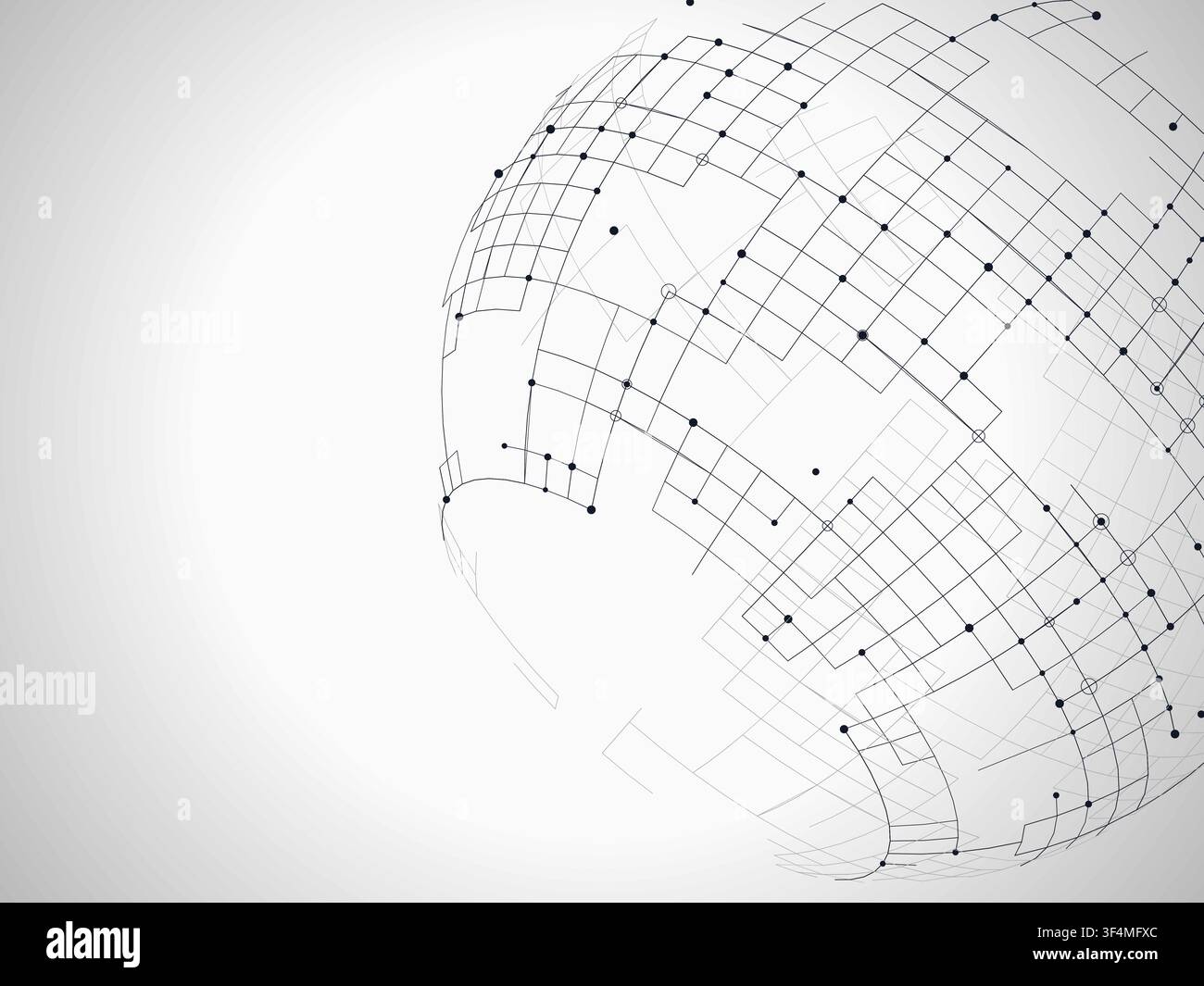 Tech Globe vector background with high-impact decorative layout for microstock and commercial design projects. Stock Vector
