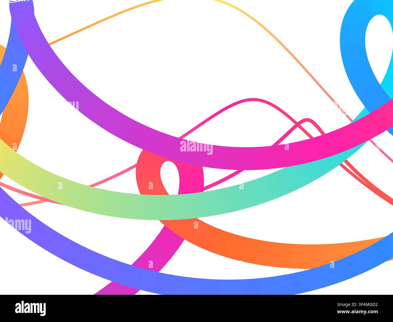 Bright Gradient Zigzag Bands vector background with crisp scalable linework for microstock and commercial design projects. Stock Vector