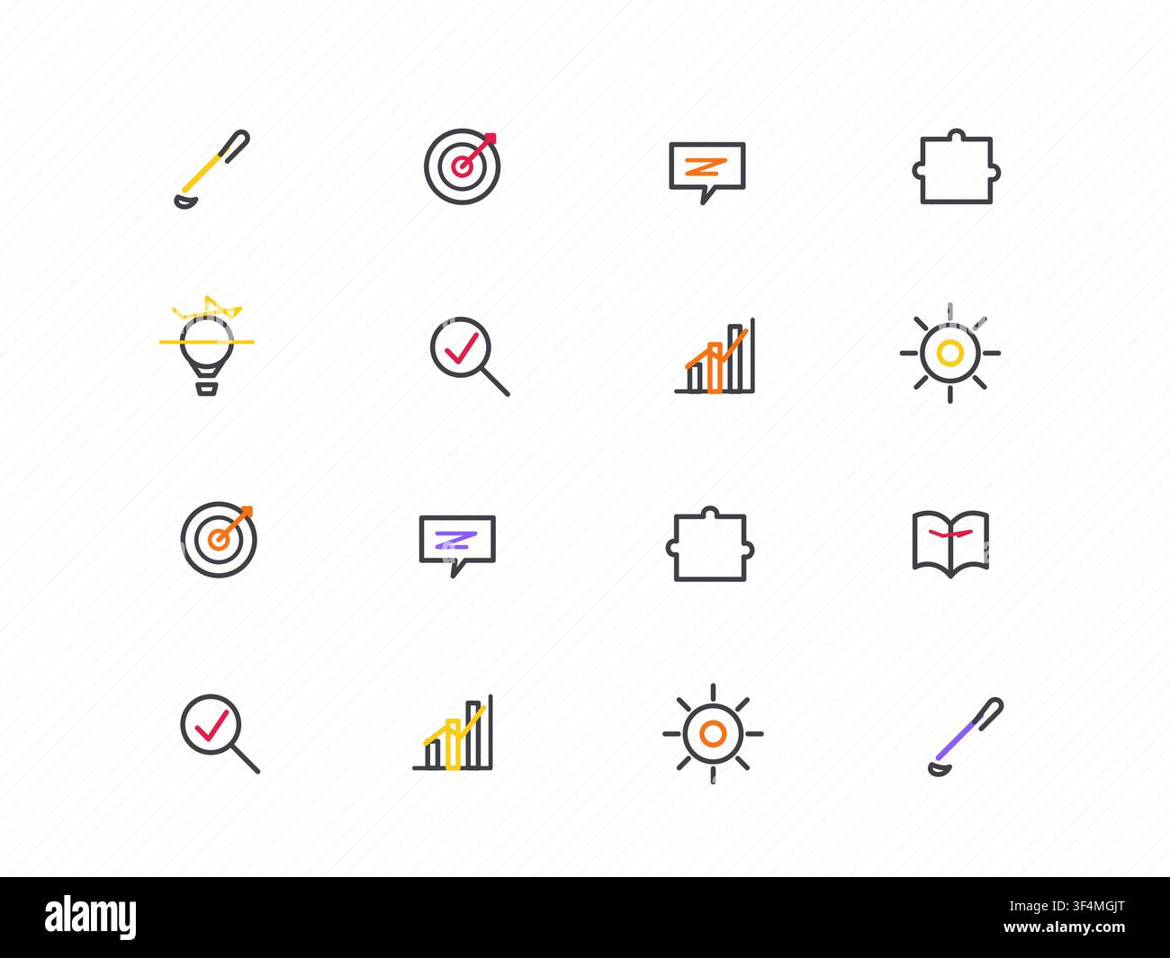 Icon Sets vector background with minimal abstract composition for microstock and commercial design projects. Stock Vector