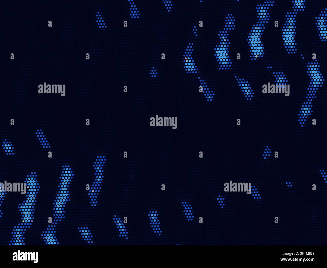 Dotted Mesh Waves vector background with balanced copy space for microstock and commercial design projects. Stock Vector