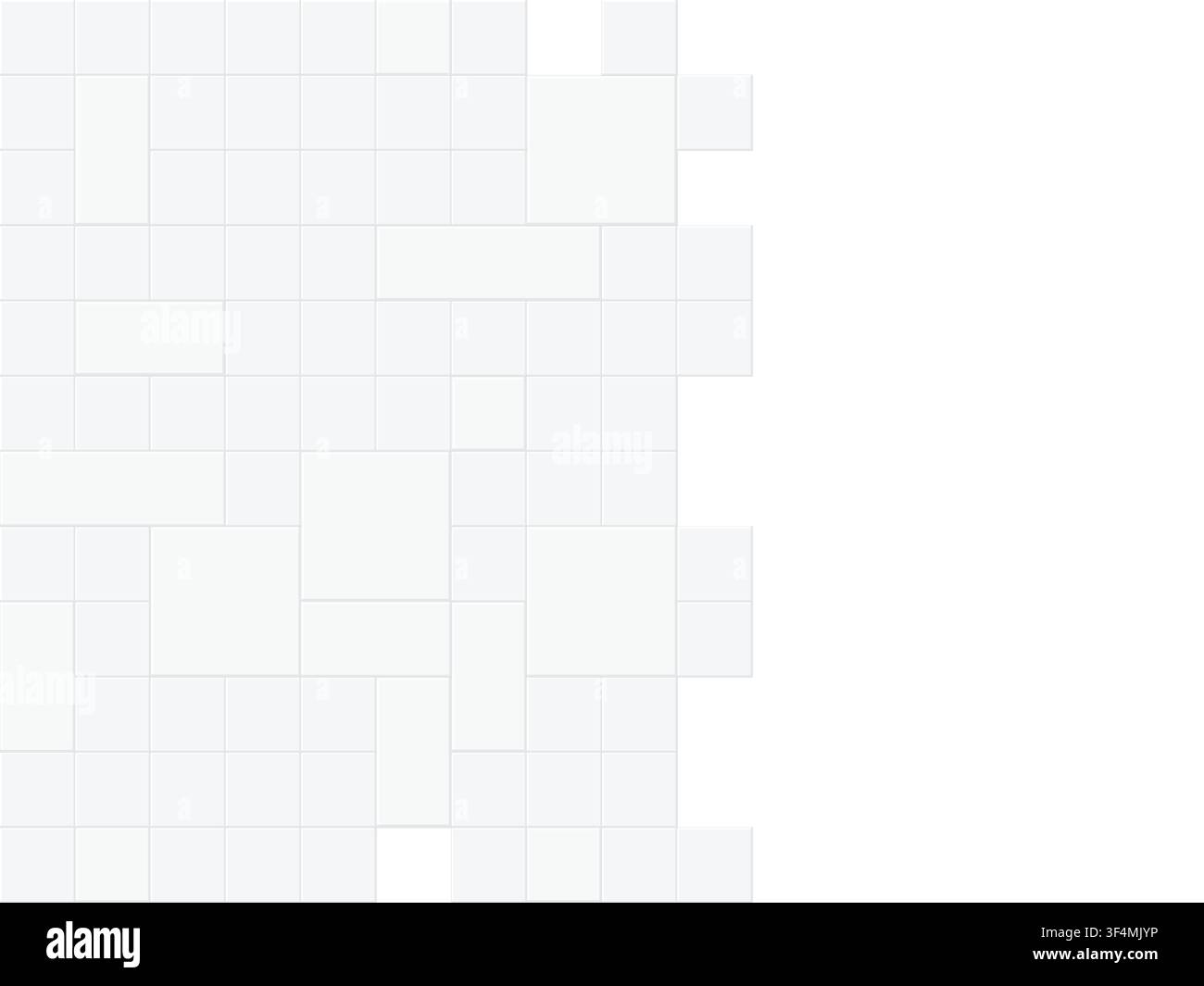 Raised Block Pattern vector background with clean editable vector shapes for microstock and commercial design projects. Stock Vector