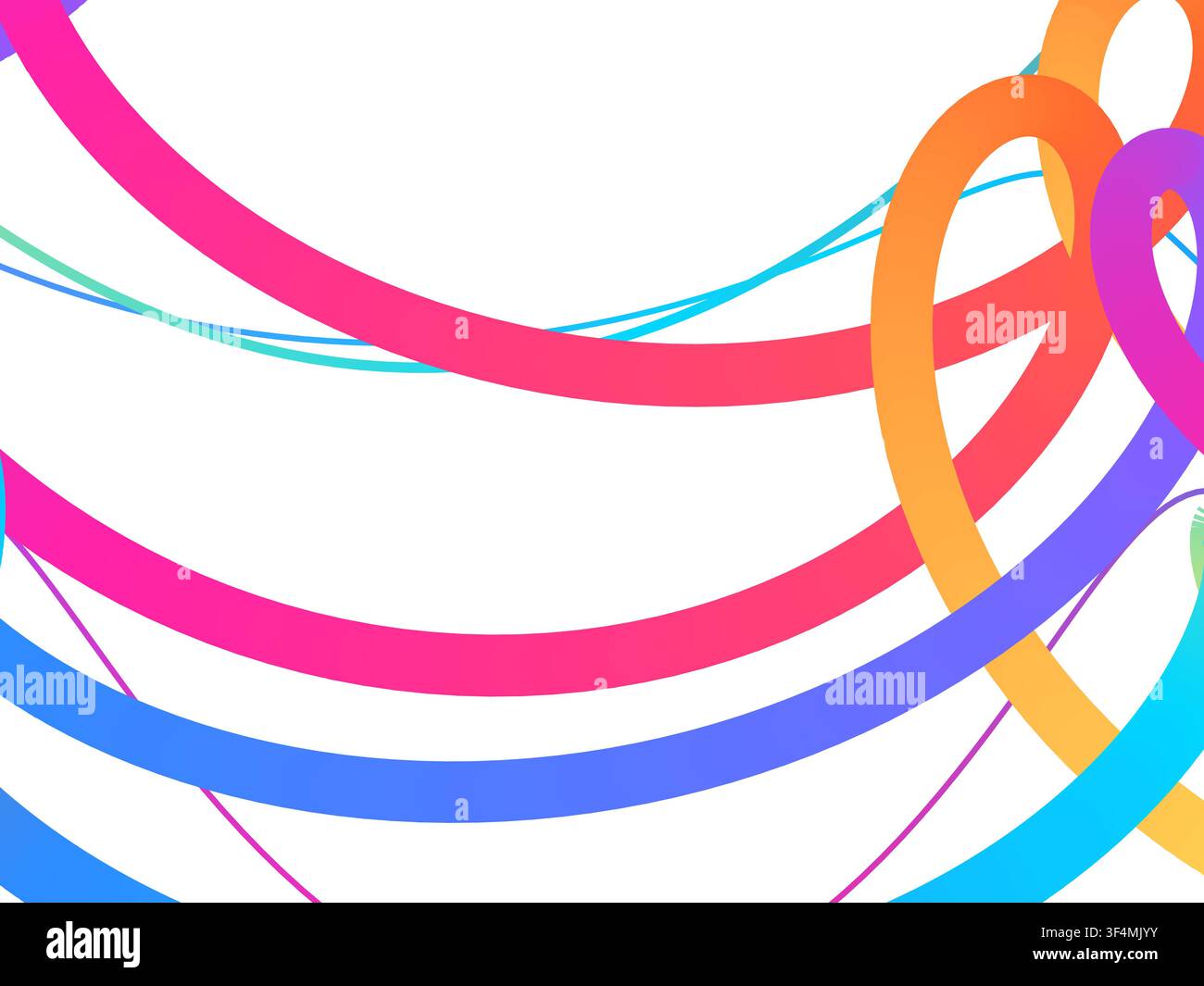 Abstract bright gradient zigzag bands pattern with marketable vector styling for backgrounds, posters, and design templates. Stock Vector