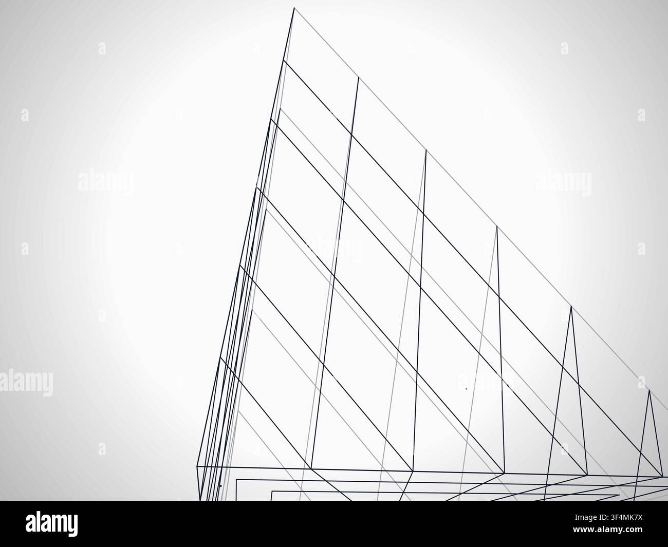 Wire Pyramid vector background with minimal abstract composition for microstock and commercial design projects. Stock Vector
