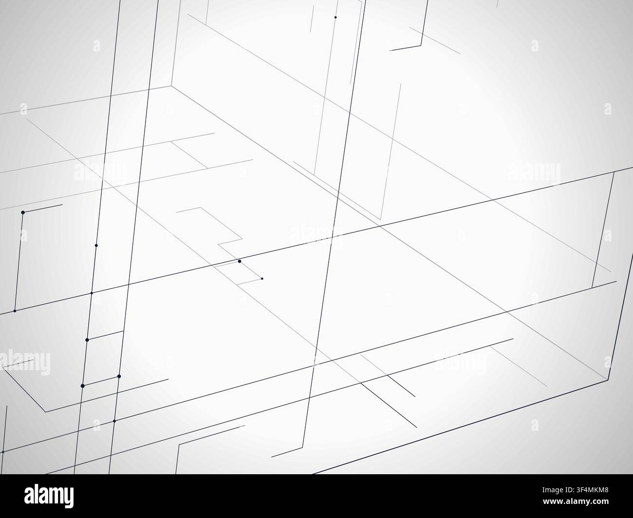 Wire Cube vector background with contemporary visual rhythm for microstock and commercial design projects. Stock Vector