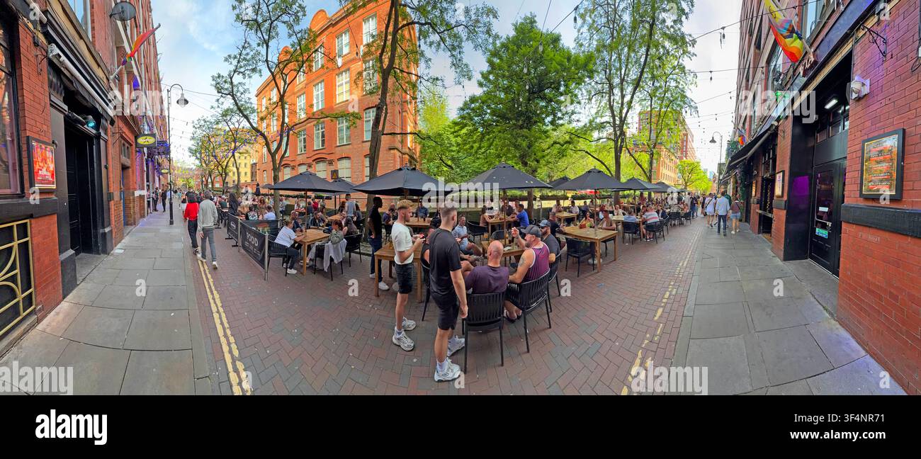 Canal Street pano. Stock Photo