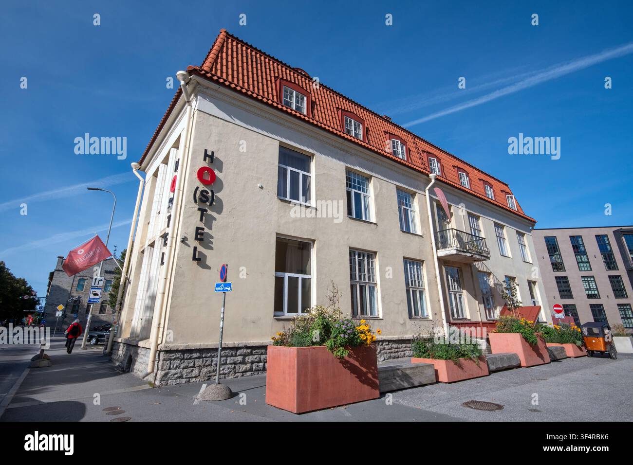 Fat Margaret's Hostel in Tallinn, Estonia Stock Photo