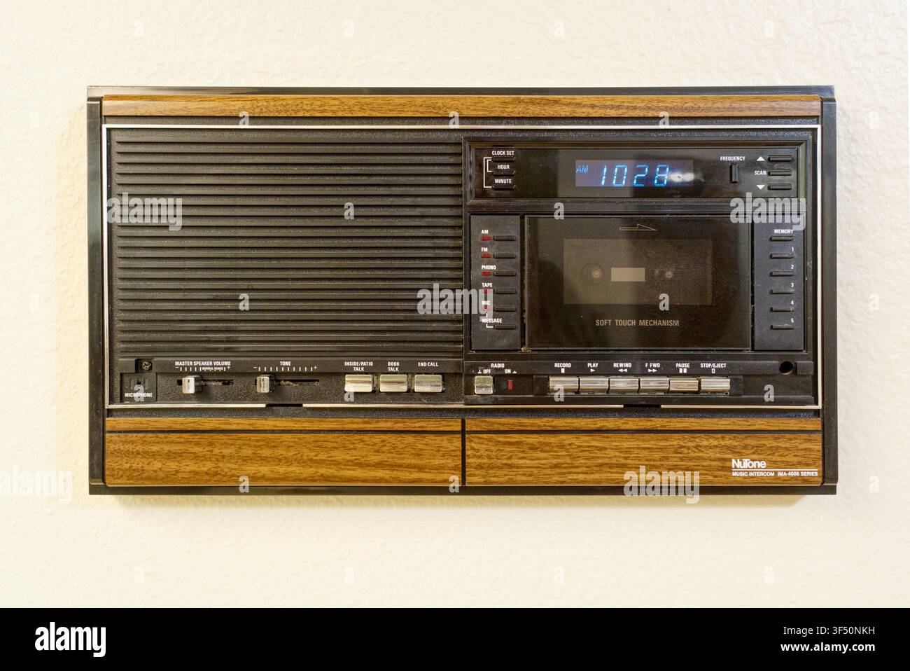 23, July, 2026 - Broomfield Colorado  - Vintage 1980s NuTone Answering Machine Intercom Stock Photo
