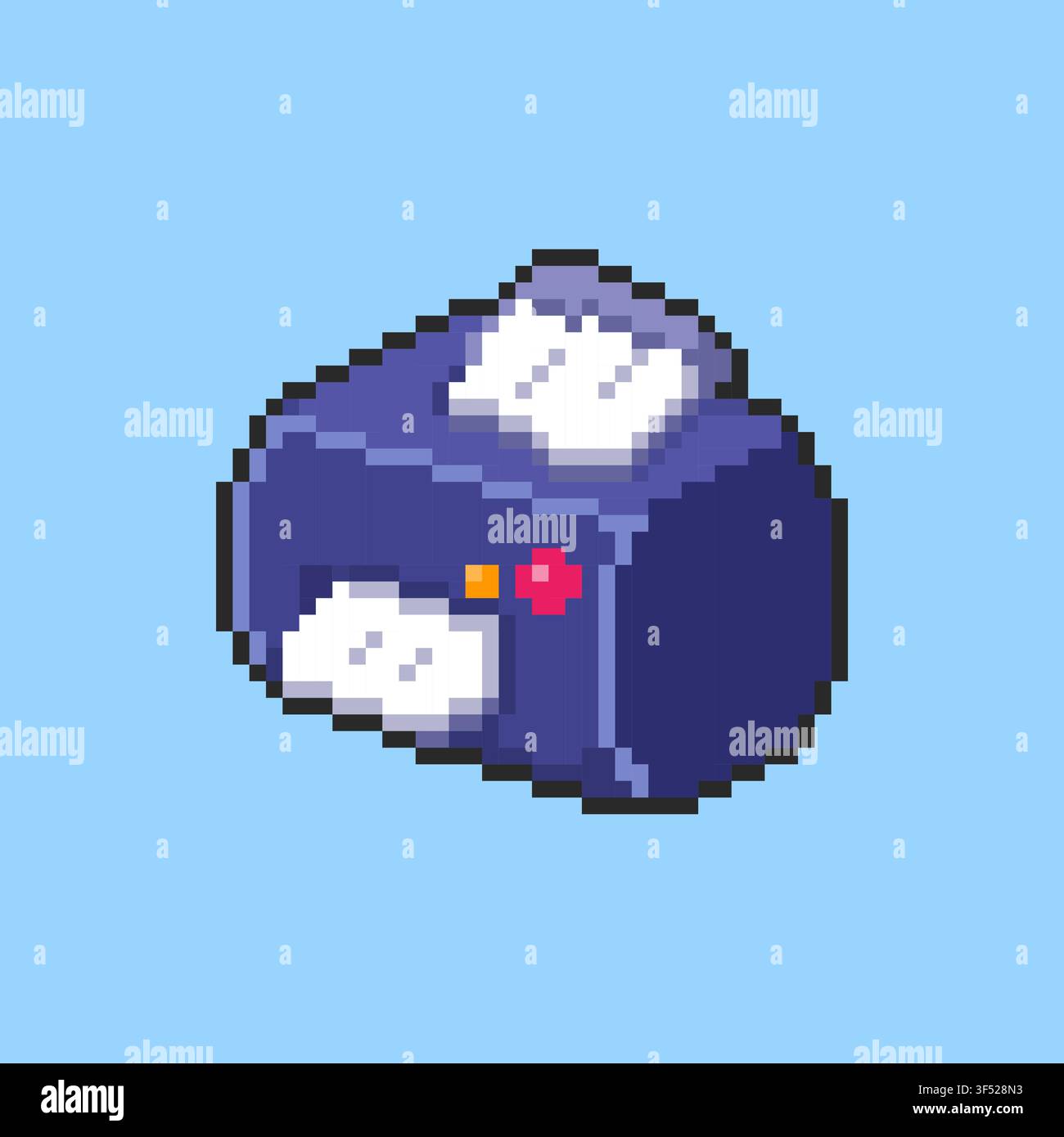 Pixel art Printer Icon game asset design Stock Vector