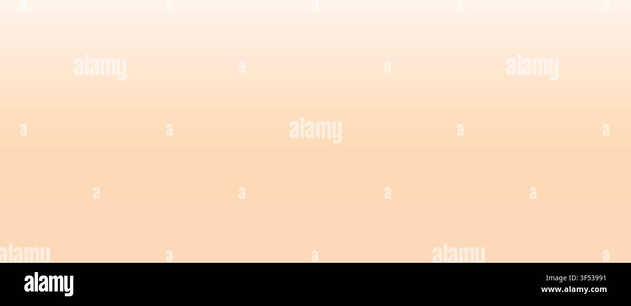 Soft Peach Puff Gradient Background with Smooth Warm Color Transition Stock Vector