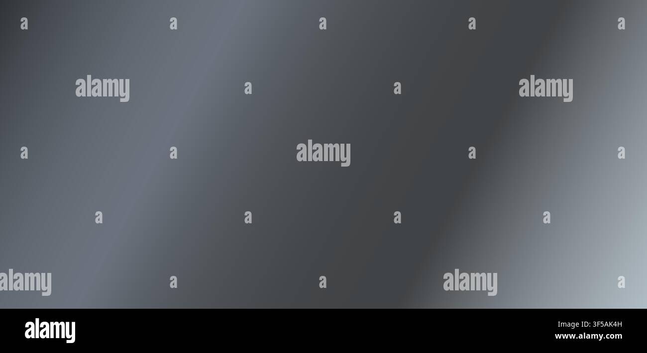 Dark Charcoal Silver Metallic Premium Abstract Gradient Background Stock Vector