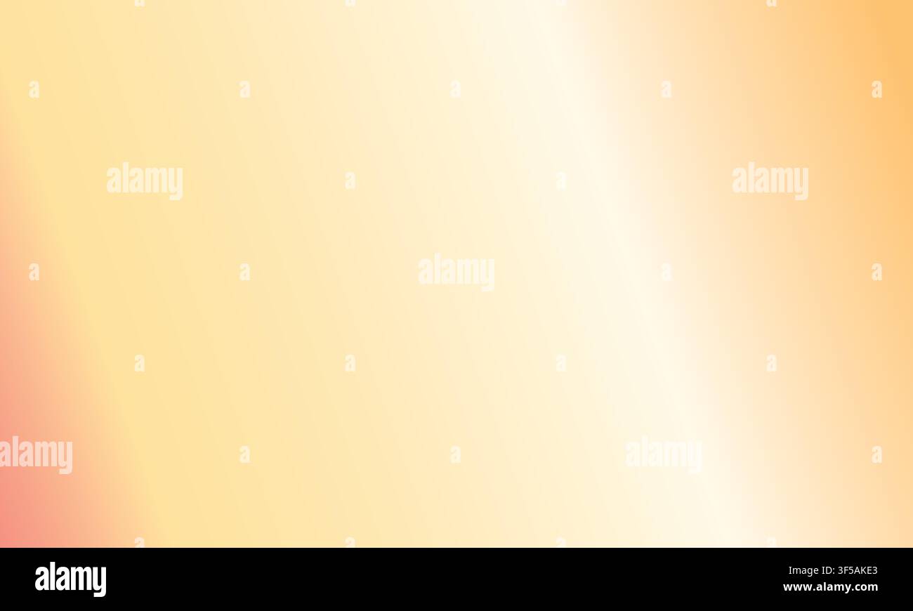 Warm Peach Orange Golden Abstract Premium Gradient Background Stock Vector