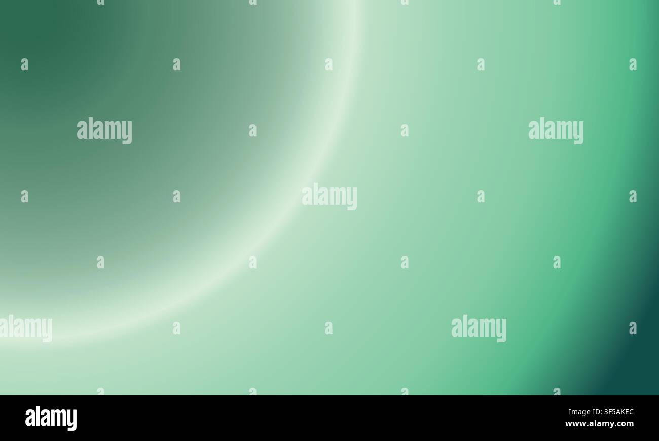 Fresh Emerald Green Nature Inspired Abstract Gradient Background Stock Vector