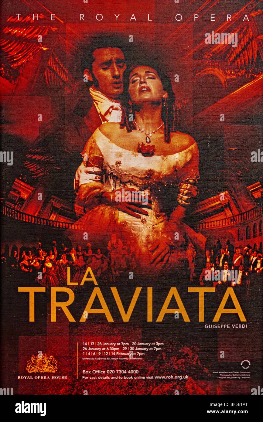 La traviata opera poster hi-res stock photography and images - Alamy