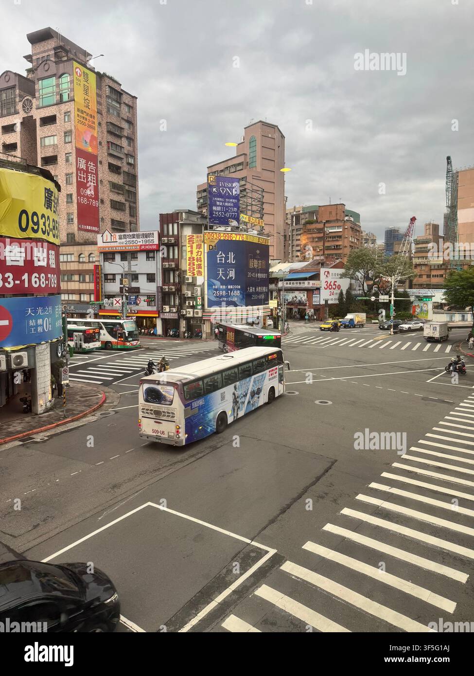 The streets of Taipei, Taiwan - Smartphone Captured Stock Image