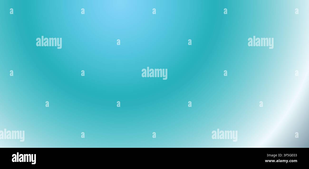 Crystal Ice Blue Premium Smooth Mesh Gradient Background Stock Vector