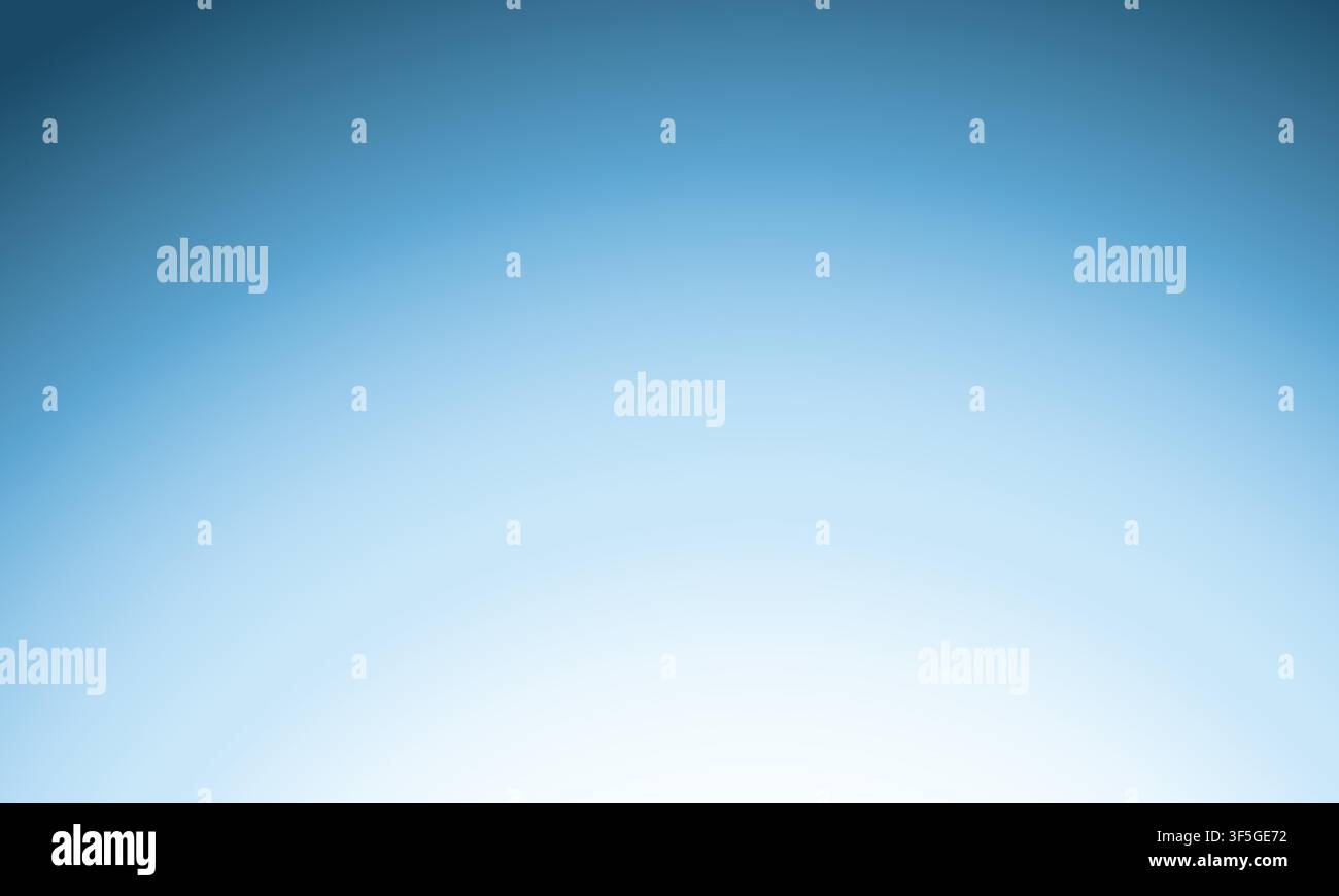 Arctic Frost Ice Blue Premium Smooth Gradient Background Stock Vector