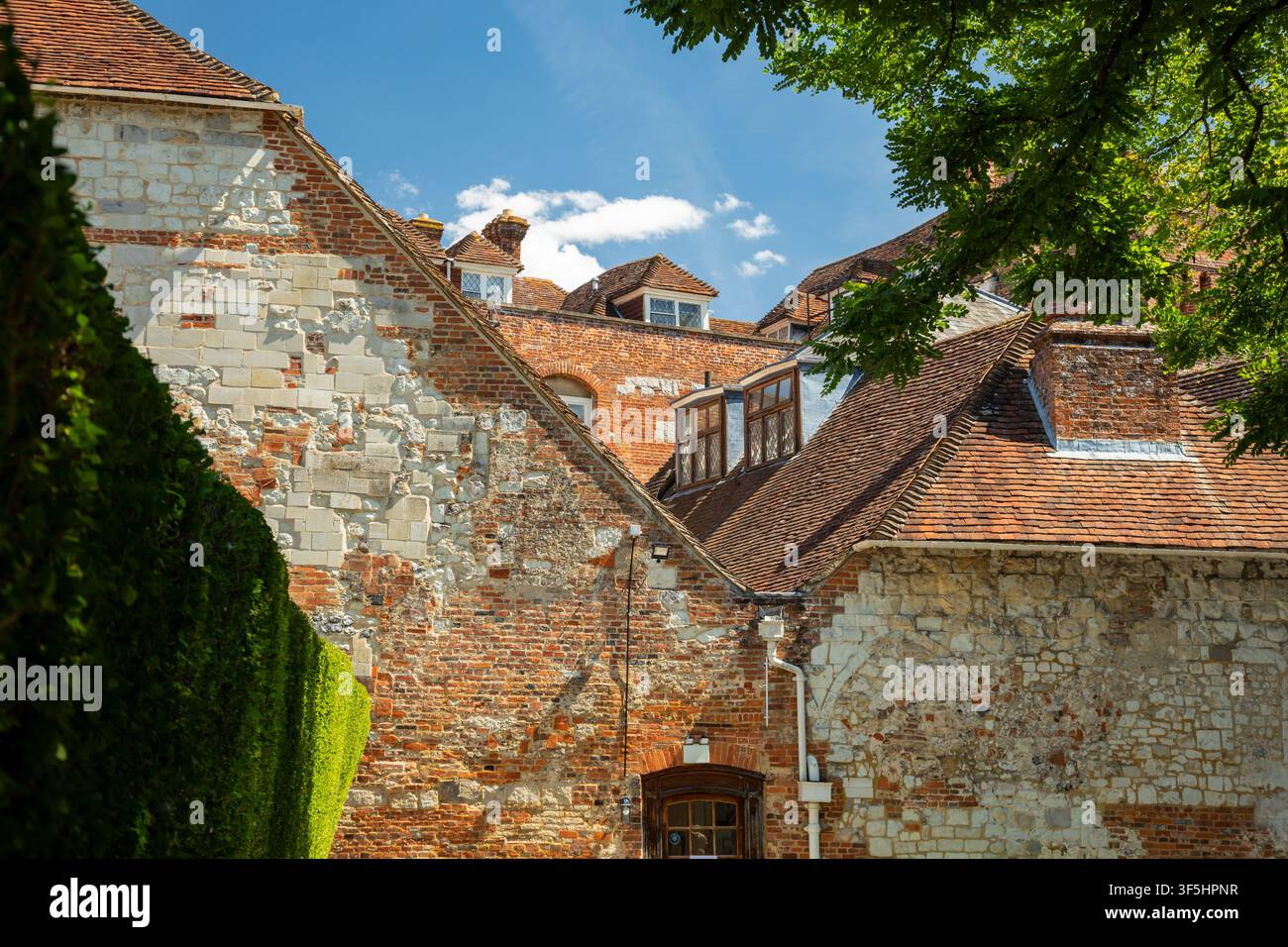 Farnham Castle, Farnham, Surrey. Stock Photo