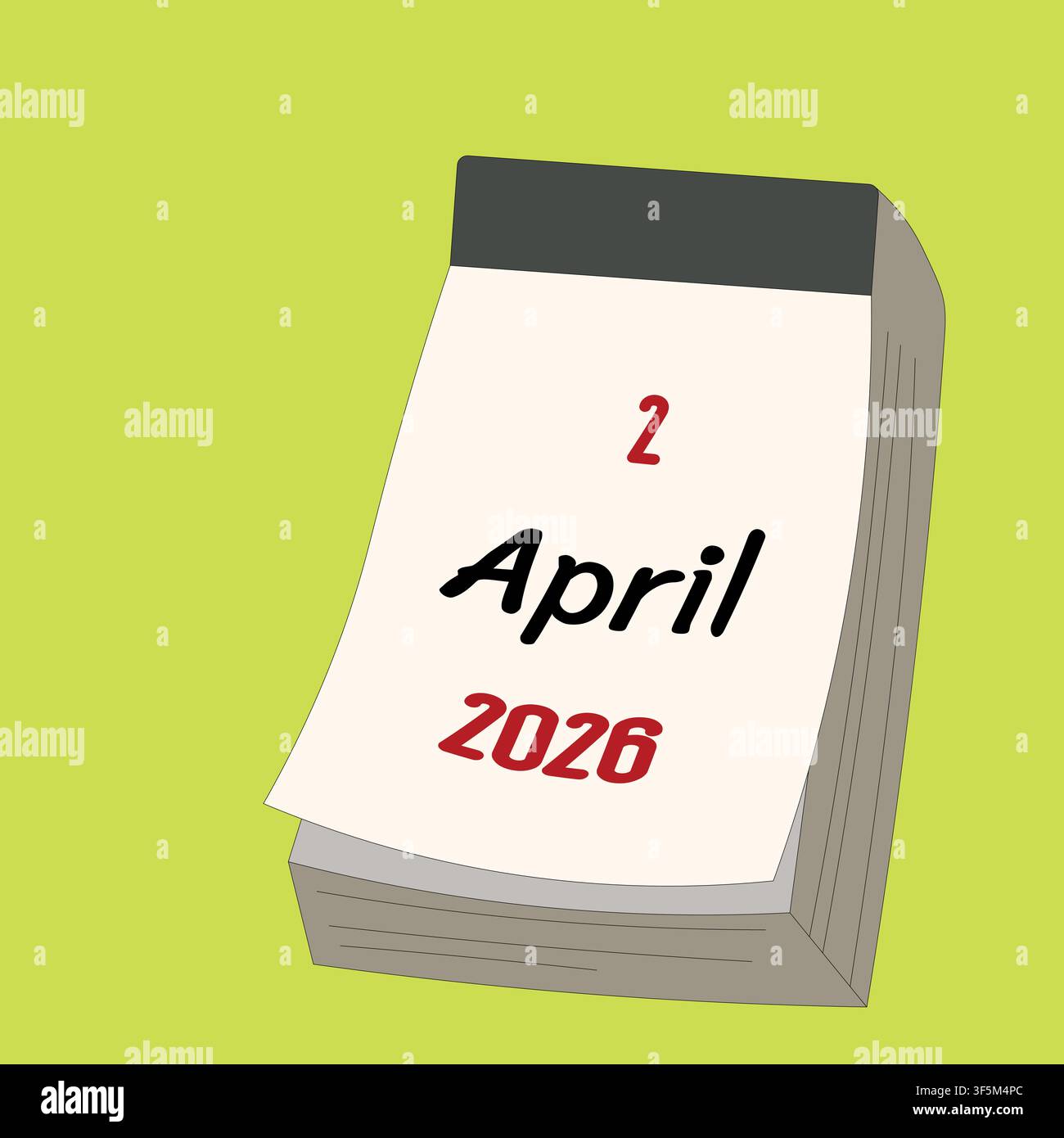 April 2026 calendar Stock Vector Images - Alamy