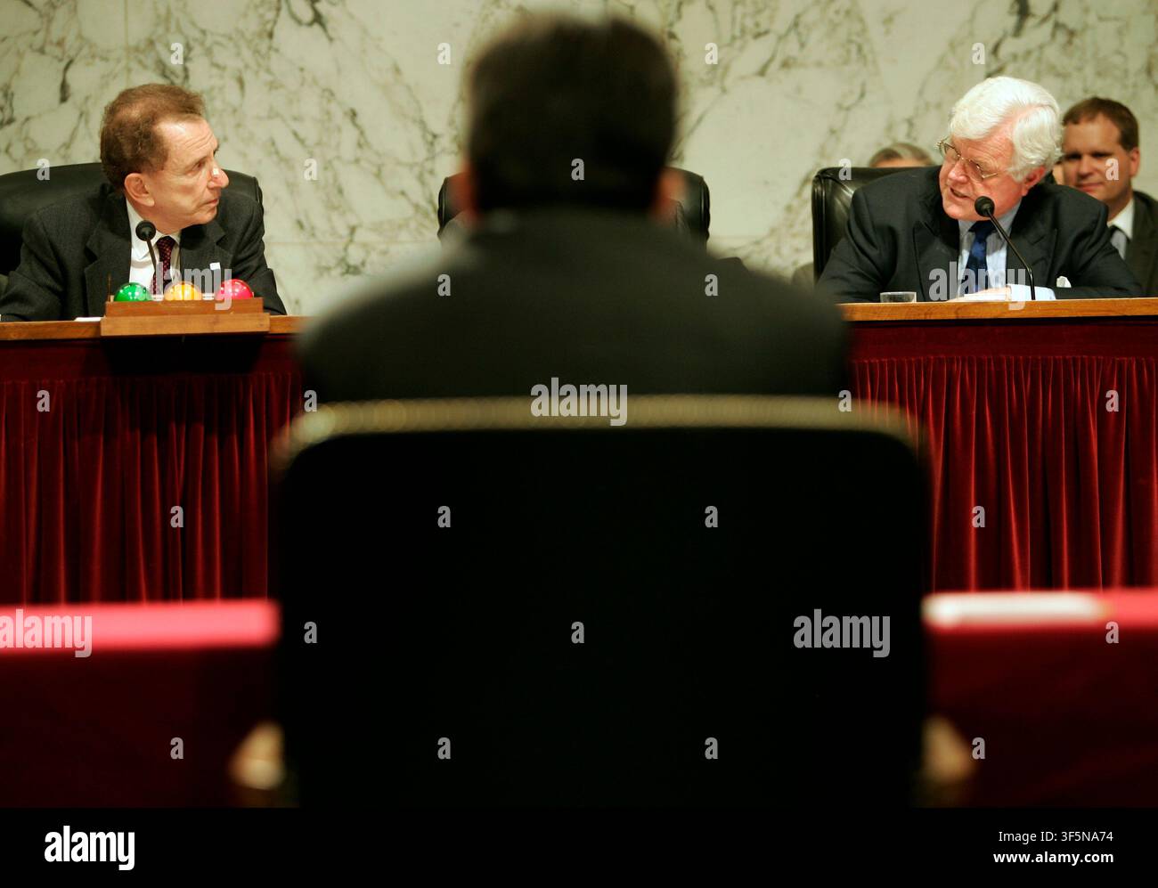 Senator Kennedy bargains with Senator Specter for more time to question ...