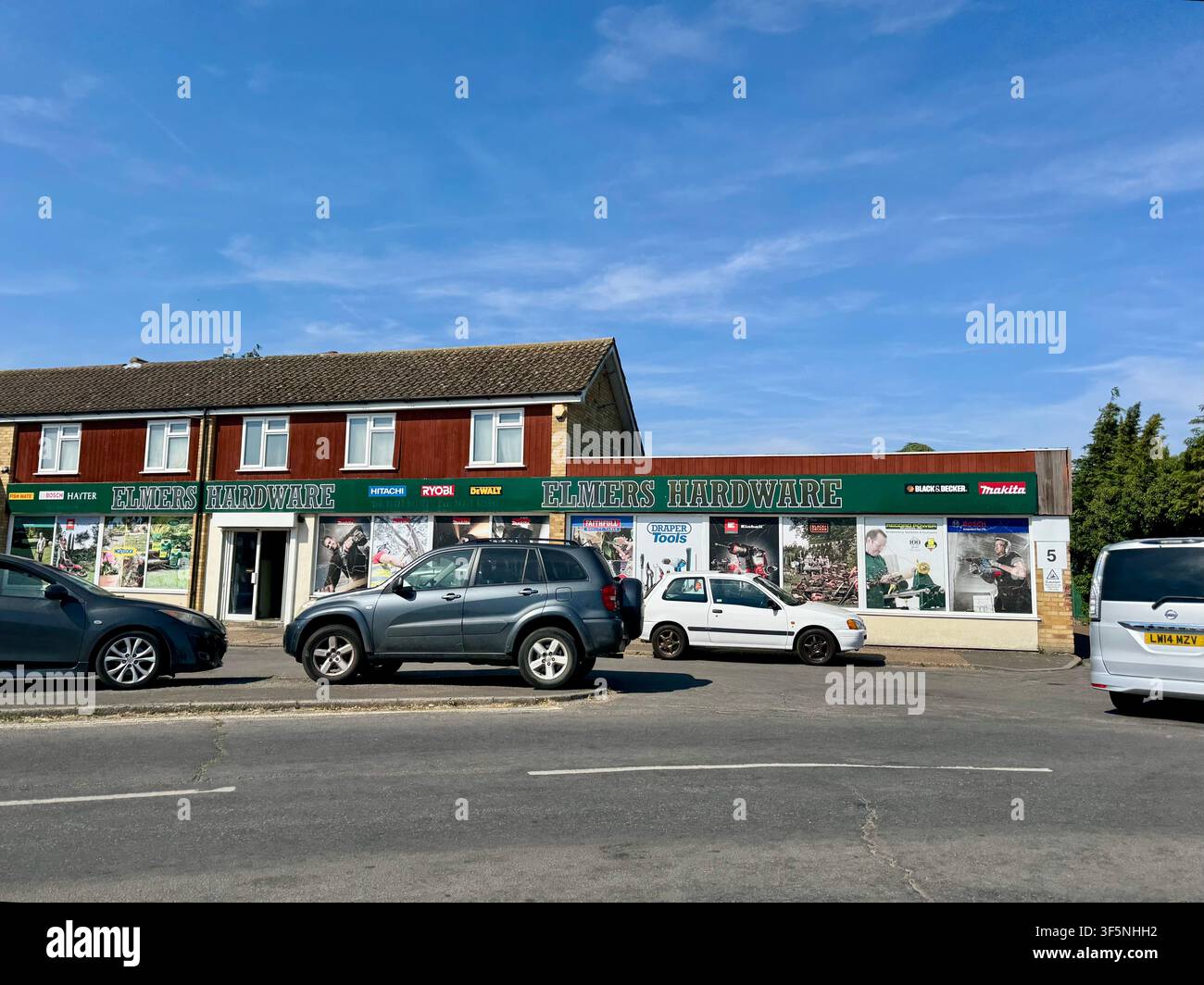 Kesgrave, Suffolk, UK : 3 August 2026, Elmers hardware store which is closing this month after 60 years. - Smartphone Captured Stock Image