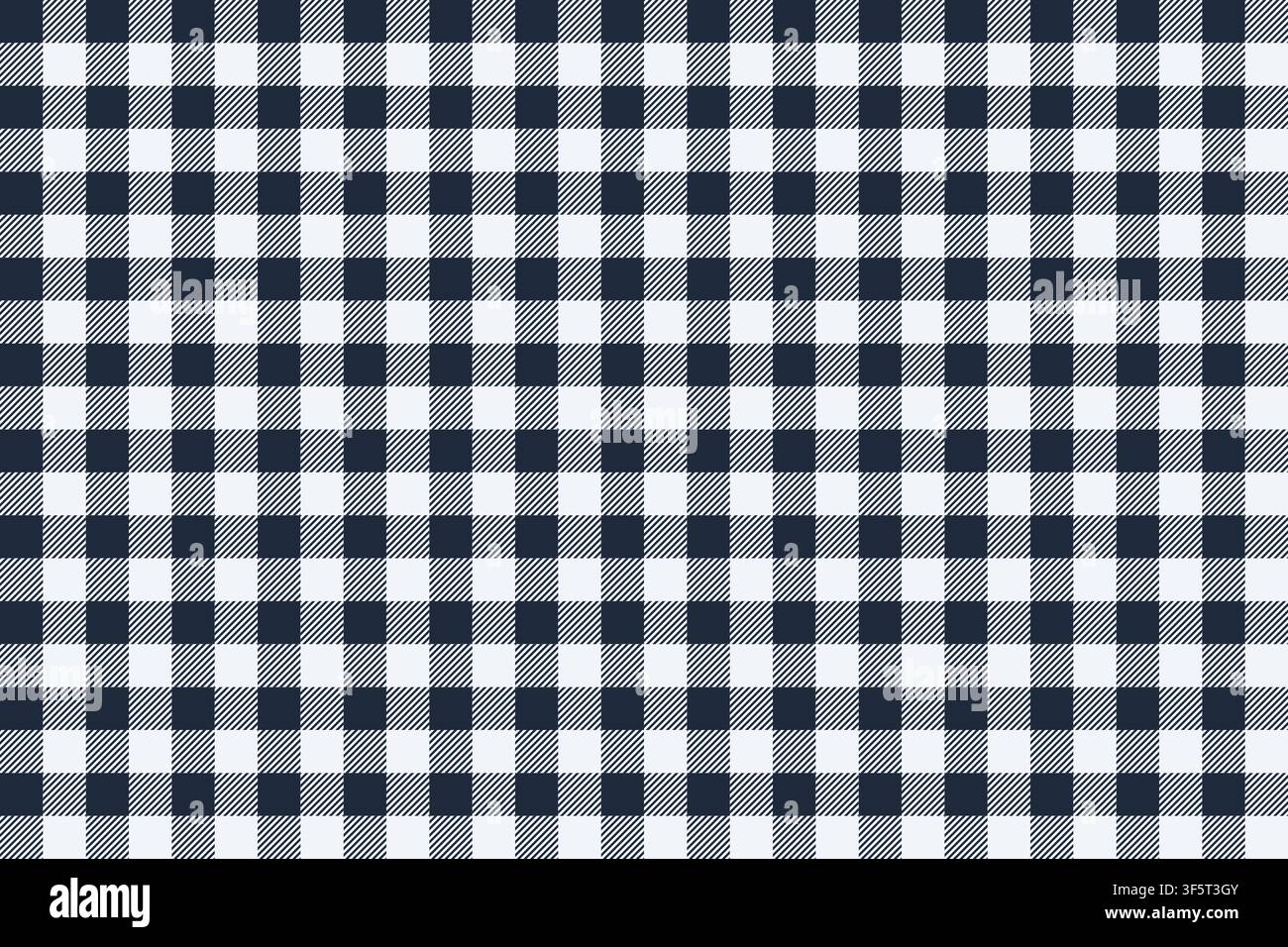 Cozy tartan blanket seamless background. Vector illustration of two color geometric checkered pattern Stock Vector