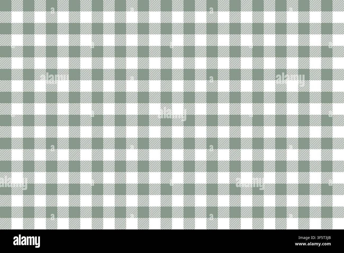 Gingham plaid seamless pattern. Minimalist two tone checkered fabric texture vector Stock Vector