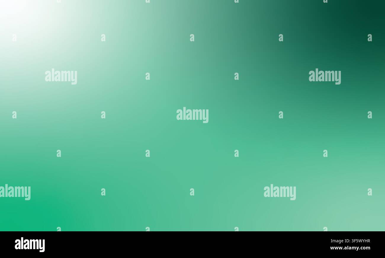 Fresh Mint Celebration Premium Elegant Mesh Gradient Background Stock Vector