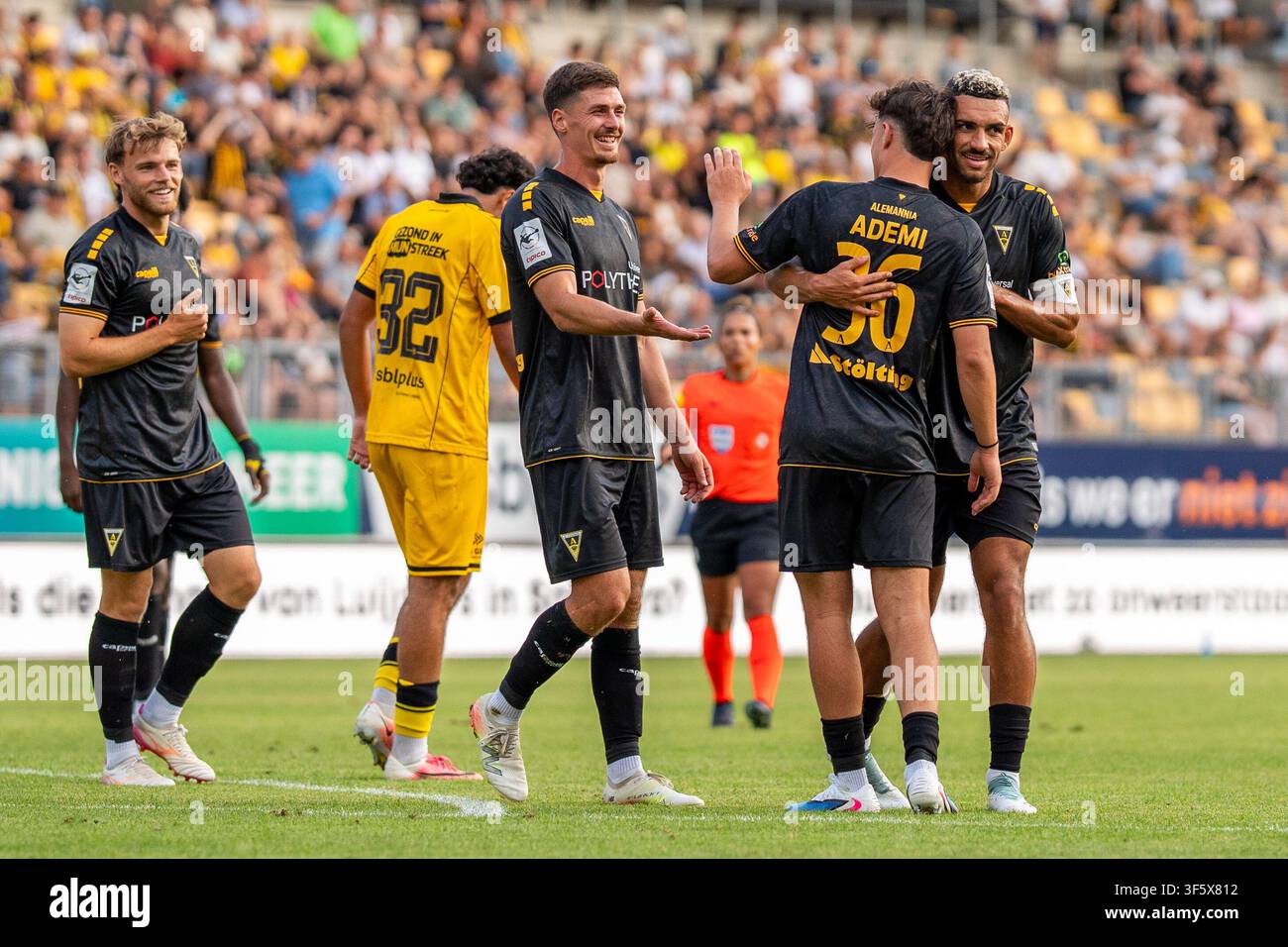 Faton Ademi (Alemannia Aachen, #36) Alemannia Aachen vs. SV Wehen Wiesbaden, Football, 3rd League, Matchday 31, Season 2025/2026, 05.04.2026 DFB REGULATIONS PROHIBIT ANY USE OF PHOTOGRAPHS AS IMAGE SEQUENCES AND/OR QUASI-VIDEO Photo: Faton Ademi (Alemannia Aachen, #36) Alemannia Aachen vs. SV Wehen Wiesbaden, Football, 3rd League, Matchday 31, Season 2025/2026, 05.04.2026 DFB REGULATIONS PROHIBIT ANY USE OF PHOTOGRAPHS AS IMAGE SEQUENCES AND/OR QUASI-VIDEO Photo: