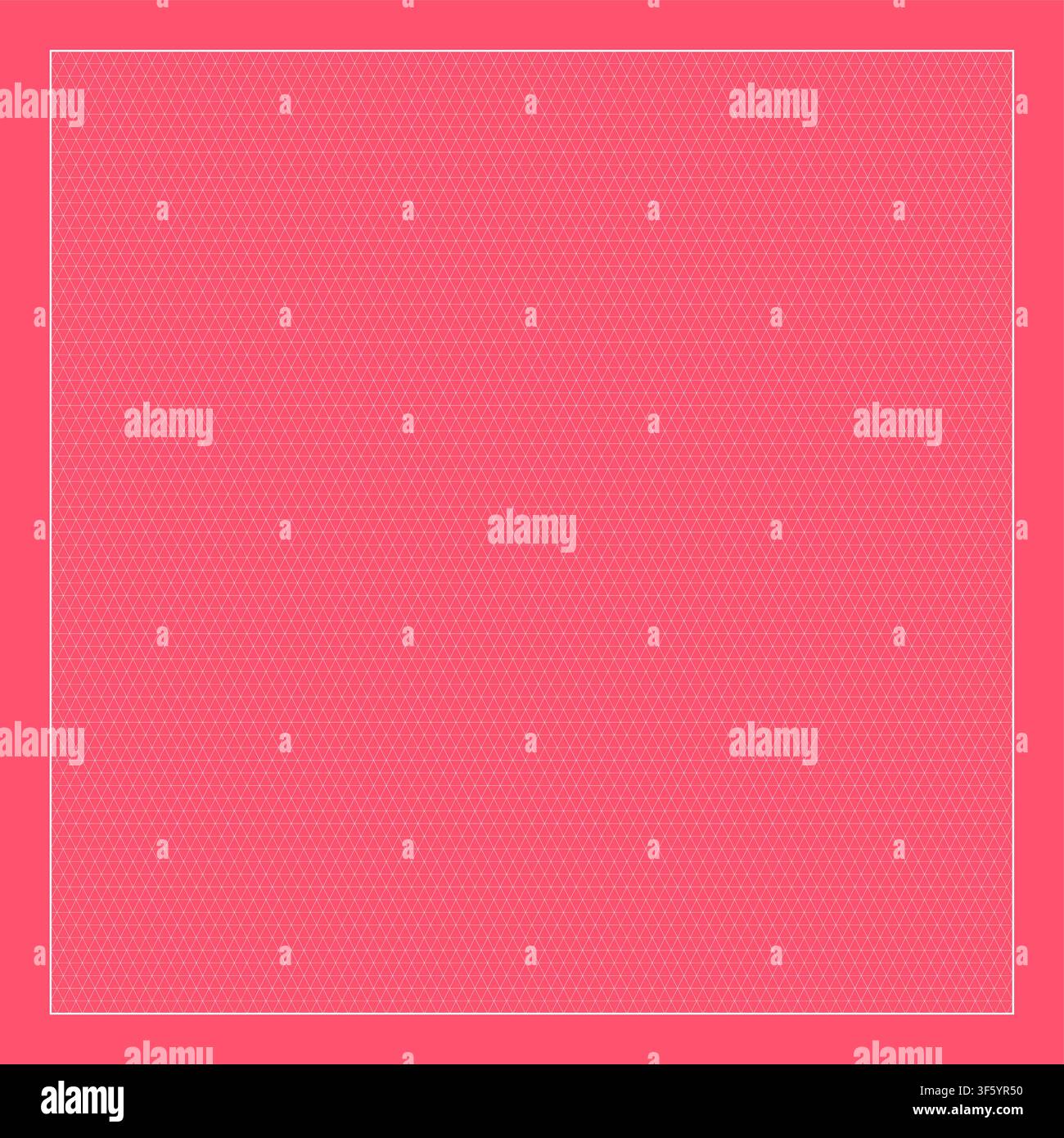Square grid pattern with geometric lines and dots for technology, mathematics, engineering, scientific visualization, futuristic interfaces, digital b Stock Vector