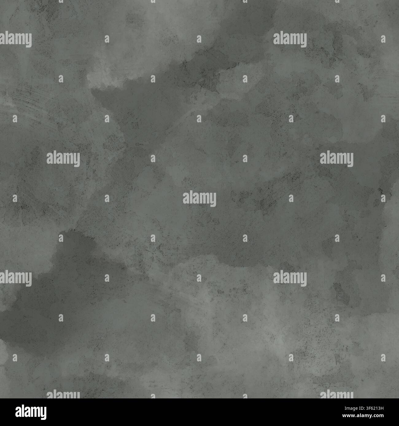 Dark grey plaster surface featuring subtle trowel marks and cloudy smudges. Stock Photo