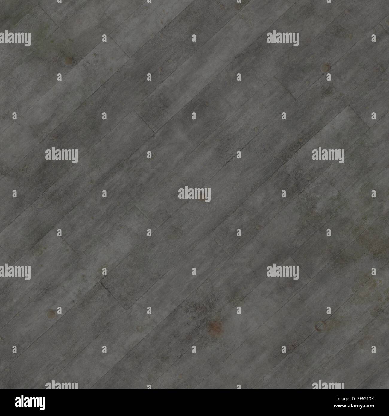 A dark grey concrete wall surface featuring diagonal wood board imprint pattern. Stock Photo