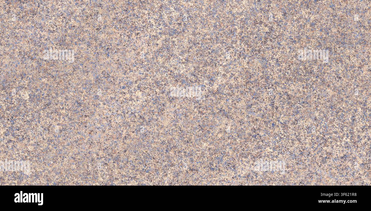 A light blue-grey speckled granite stone surface texture. Stock Photo