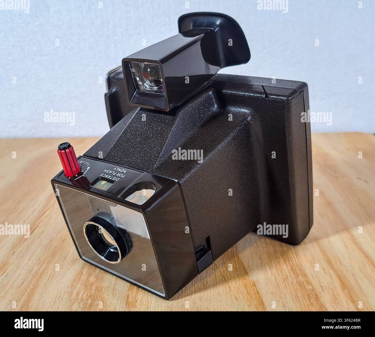 A vintage instant photo camera Stock Photo