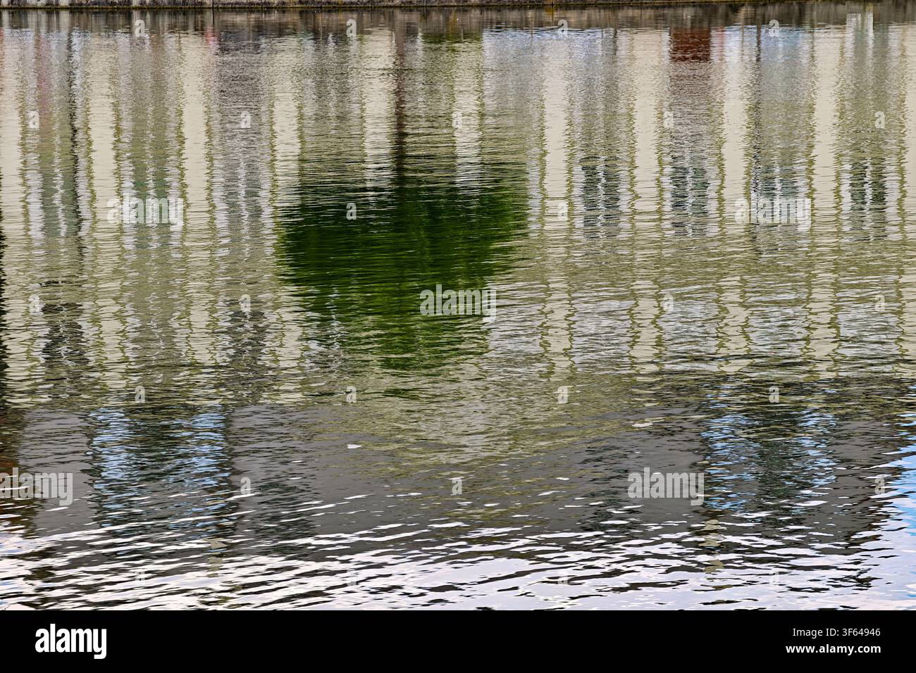 Reflections in water Stock Photo