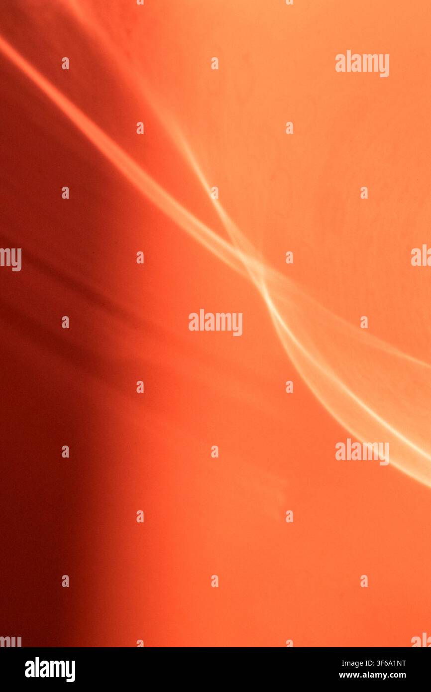 Abstract Orange Light Streak Background Stock Photo