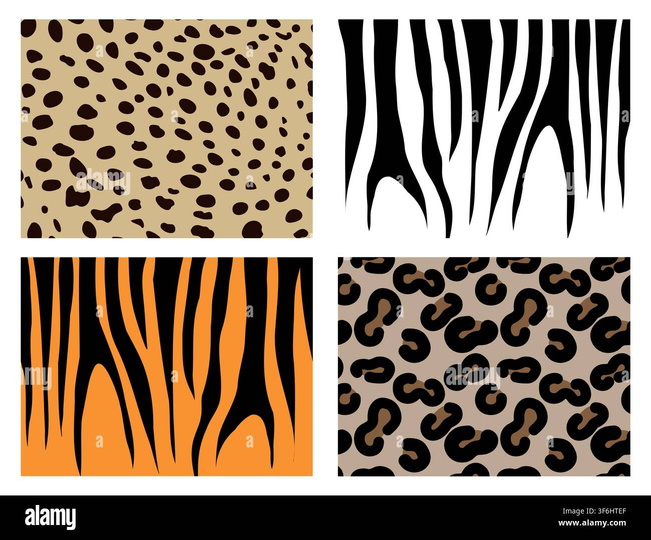 Abstraction leopard vector seamless pattern print for textiles. Fashion pattern Stock Vector