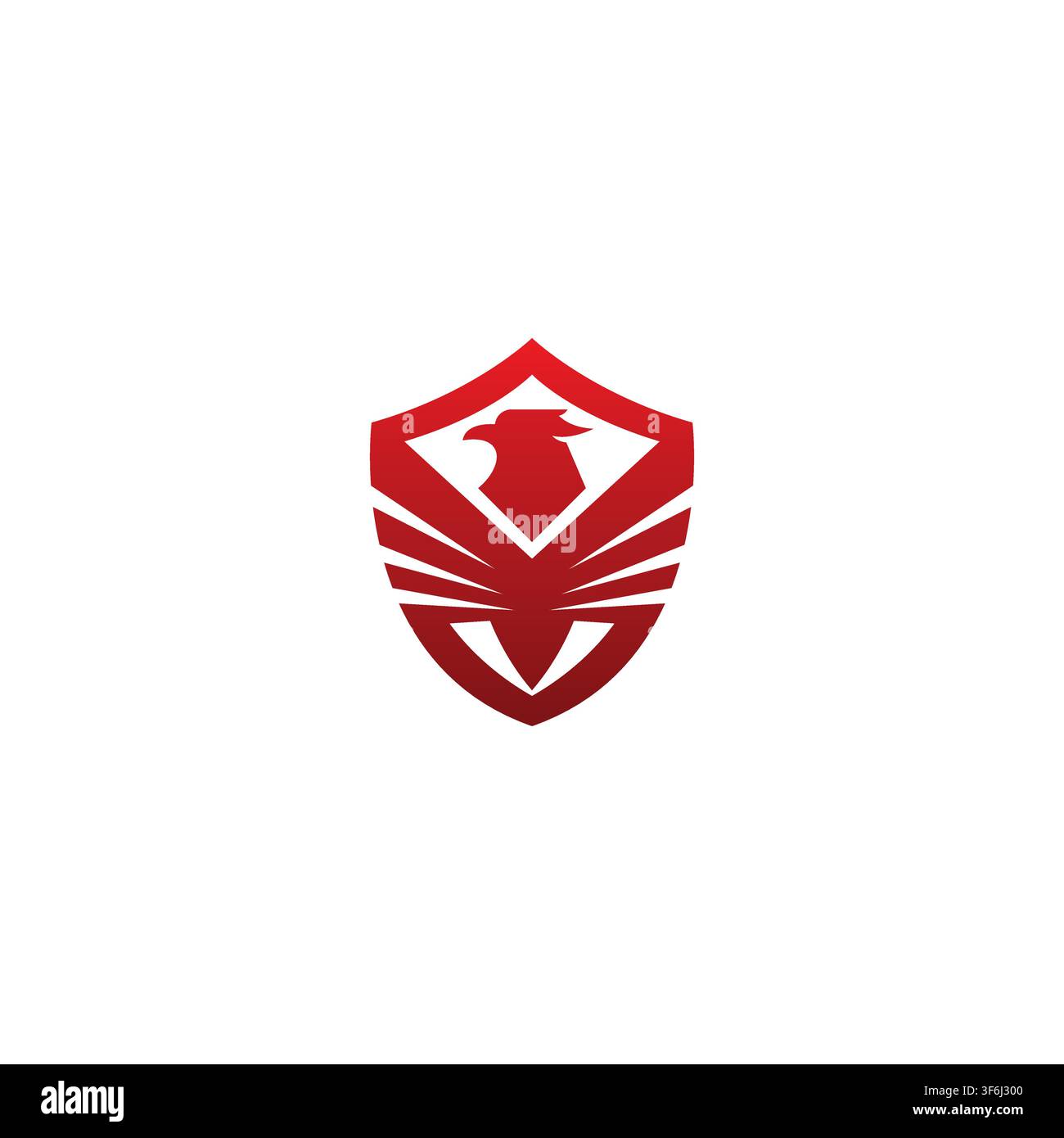 logo design combining eagle and shield, design vector icon idea symbol. eagle logo Stock Vector