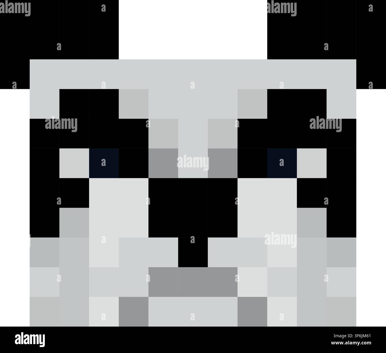 Minecraft Panda Pixel Vector Illustration Stock Vector