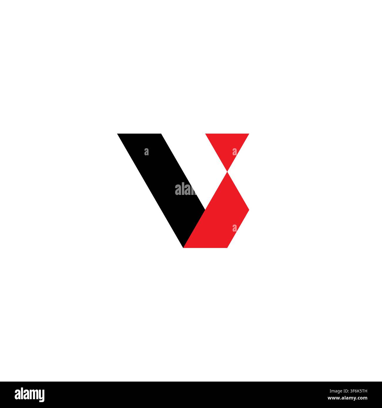 V Initial Simple Logo Design. V Icon Vector Illustration Stock Vector
