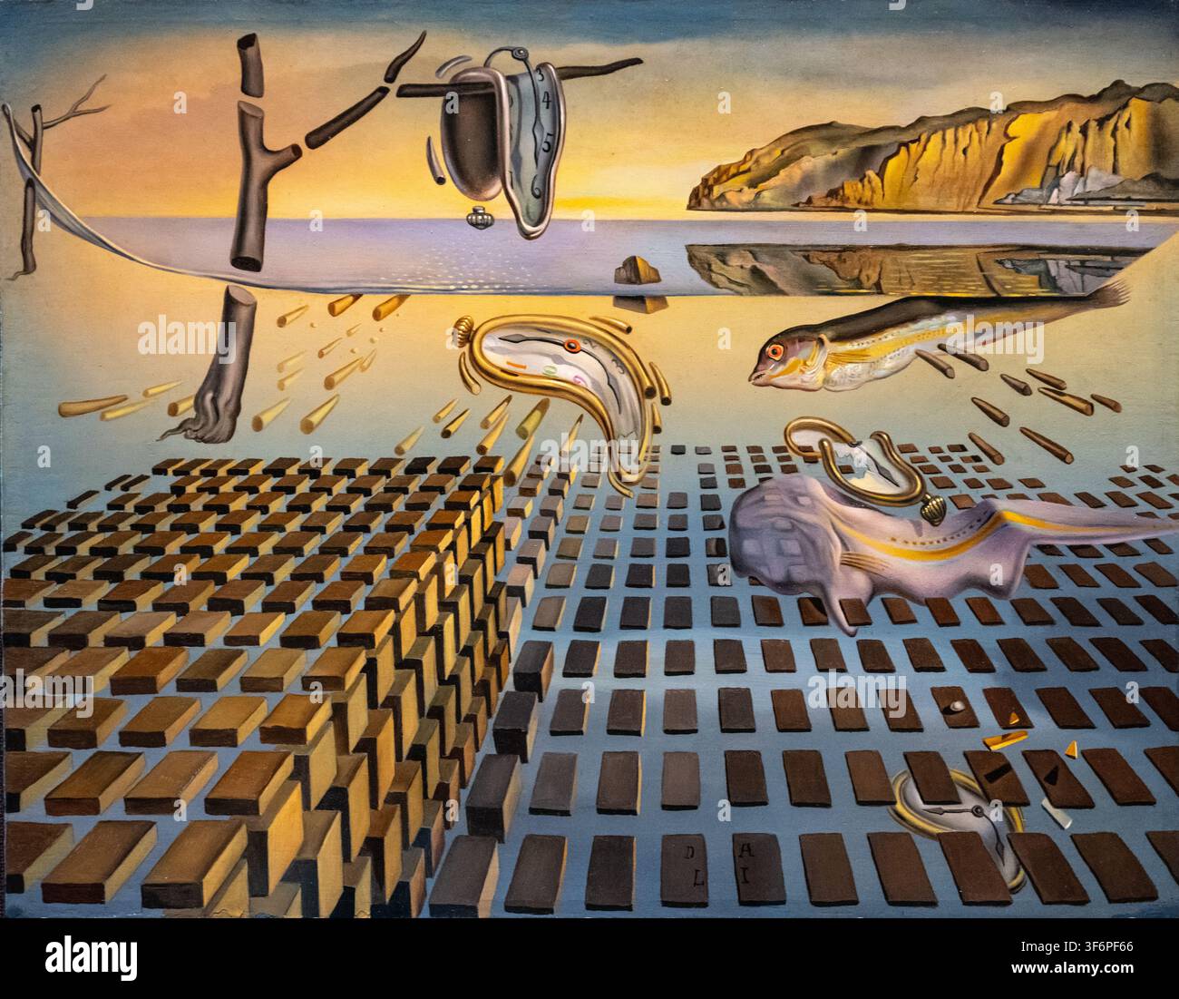 Melting watch and salvador dali hi-res stock photography and