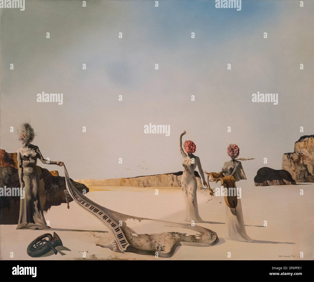 Surrealist painting of women hi-res