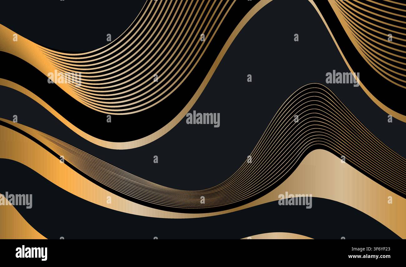 Black Luxury Background, vector ilustration Stock Vector