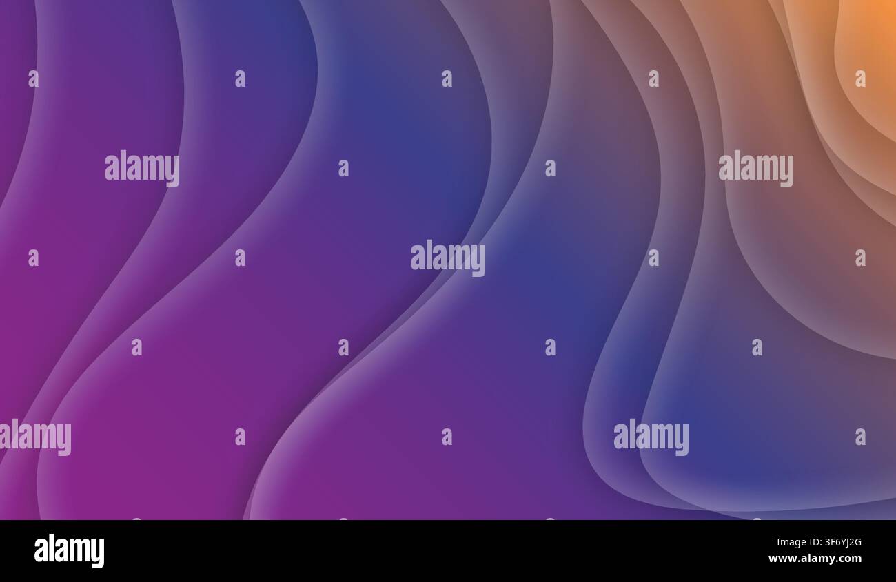 Rainbow Blend Background Layers Abstract Stock Vector