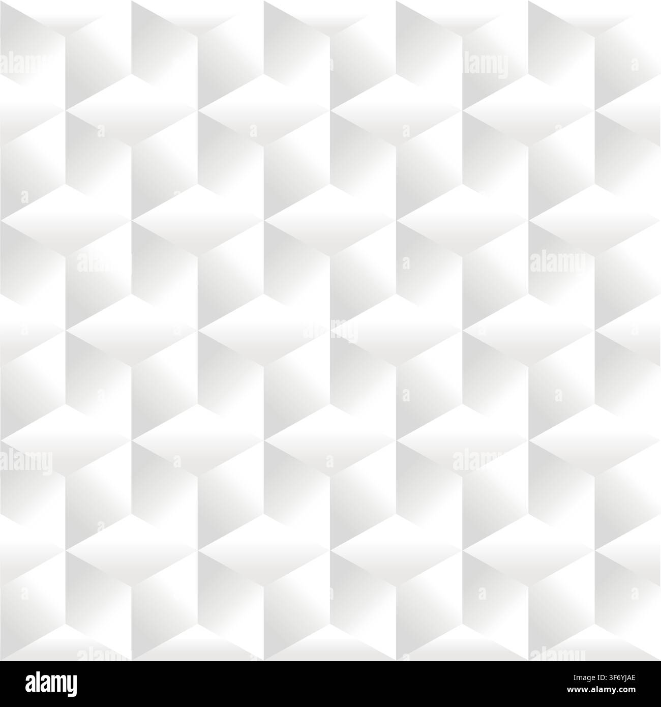 Cube seamless pattern, geometric line design, cube texture Stock Vector